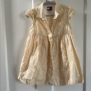 Tommy Hilfiger Light Yellow Floral Dress